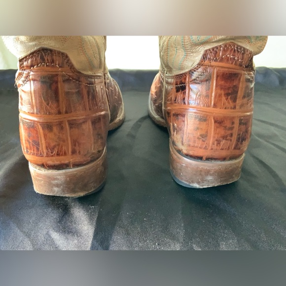 Alfa Western size 12 alligator cowboy boots - Picture 6 of 9